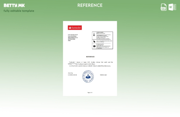 Референтен шаблон во модерен стил Шпанија Сантандер